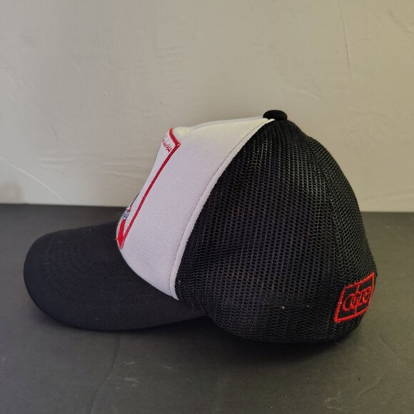 Pabst Blue Ribbon Hat Cap Snap Back Black White DOPE Mesh Trucker Ball Mens - Picture 2 of 15